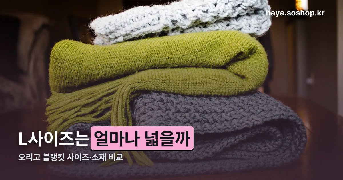 오리고 블랭킷 정리 썸네일