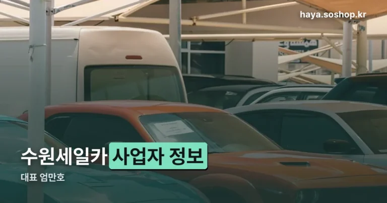 수원세일카 정리 썸네일